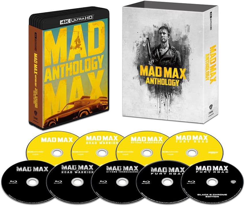 マッドマックス アンソロジーBOX (4K ULTRA HD & ブルーレイセット) (9枚組) [4K ULTRA HD + Blu-ray]
